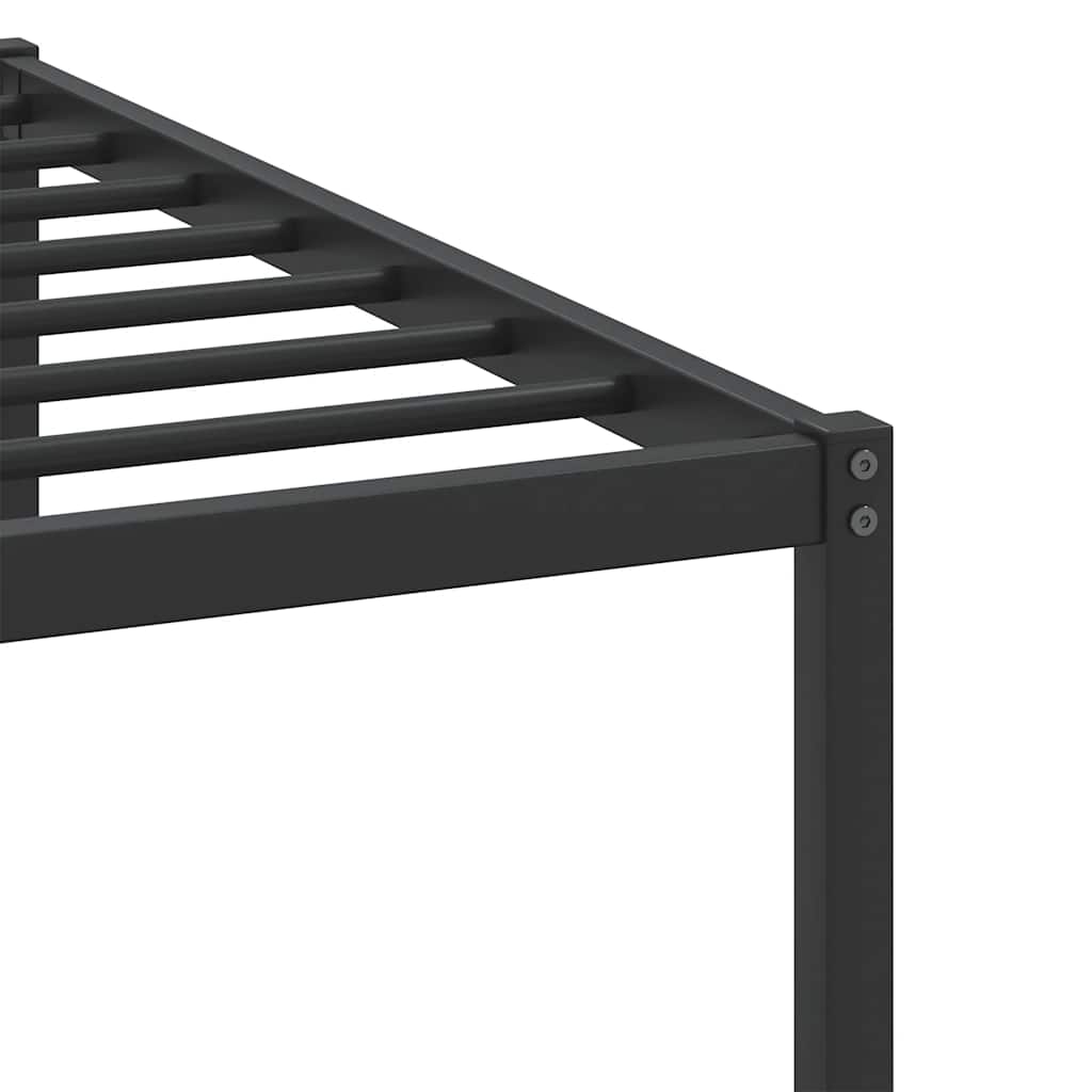 Bedframe zonder matras hout gerookt eikenkleurig 100x200 cm