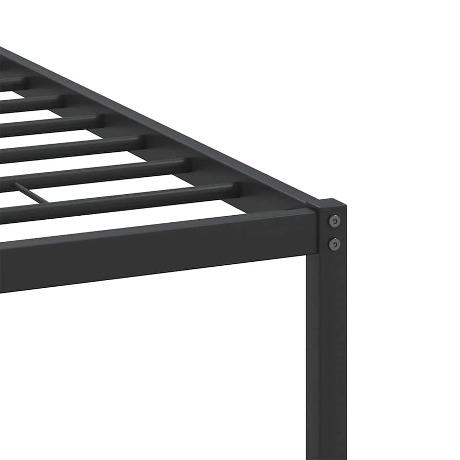 Bedframe zonder matras hout gerookt eikenkleurig 120x200 cm