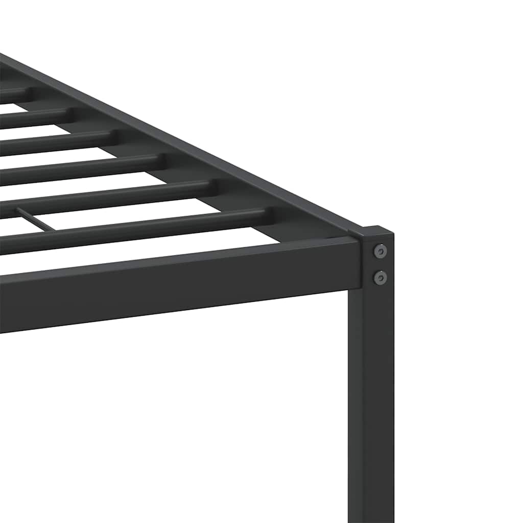 Bedframe zonder matras hout gerookt eikenkleurig 137x190 cm