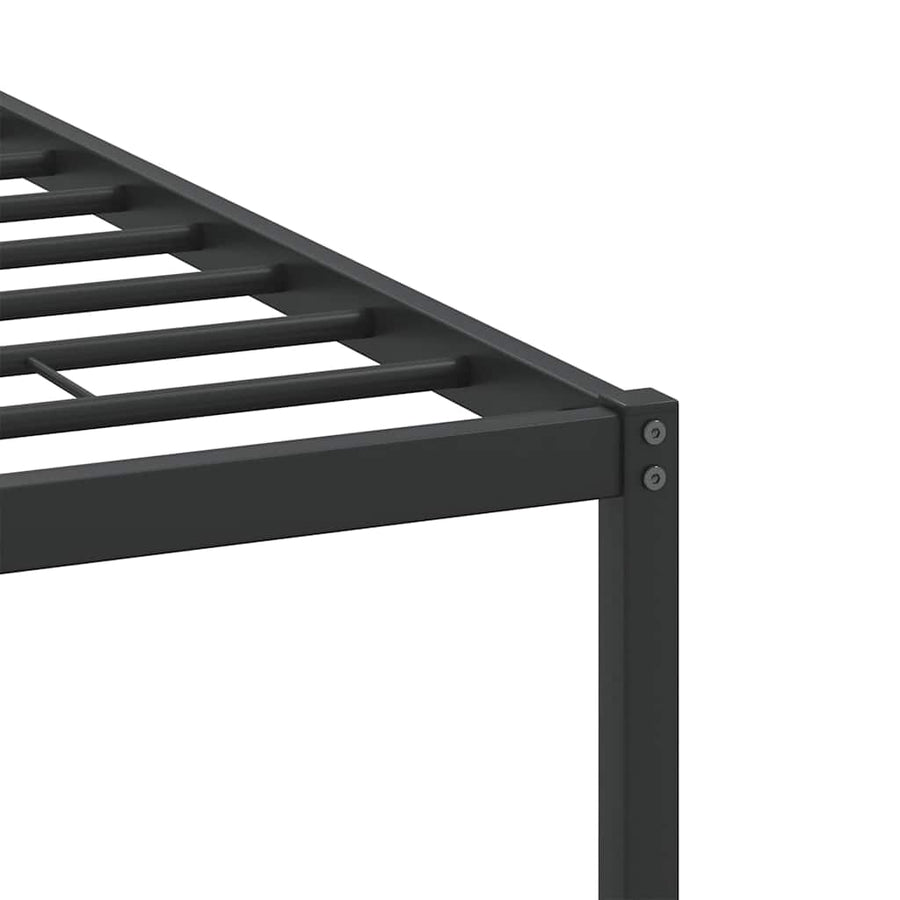 Bedframe zonder matras hout gerookt eikenkleurig 140x200 cm