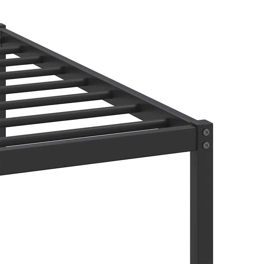 Bedframe zonder matras 183x203 cm spaanplaat gerookt eiken