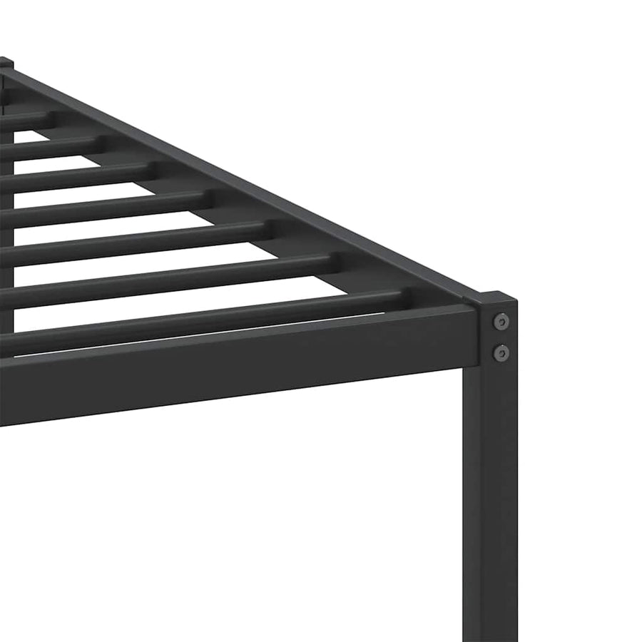Bedframe zonder matras 183x213 cm spaanplaat gerookt eiken