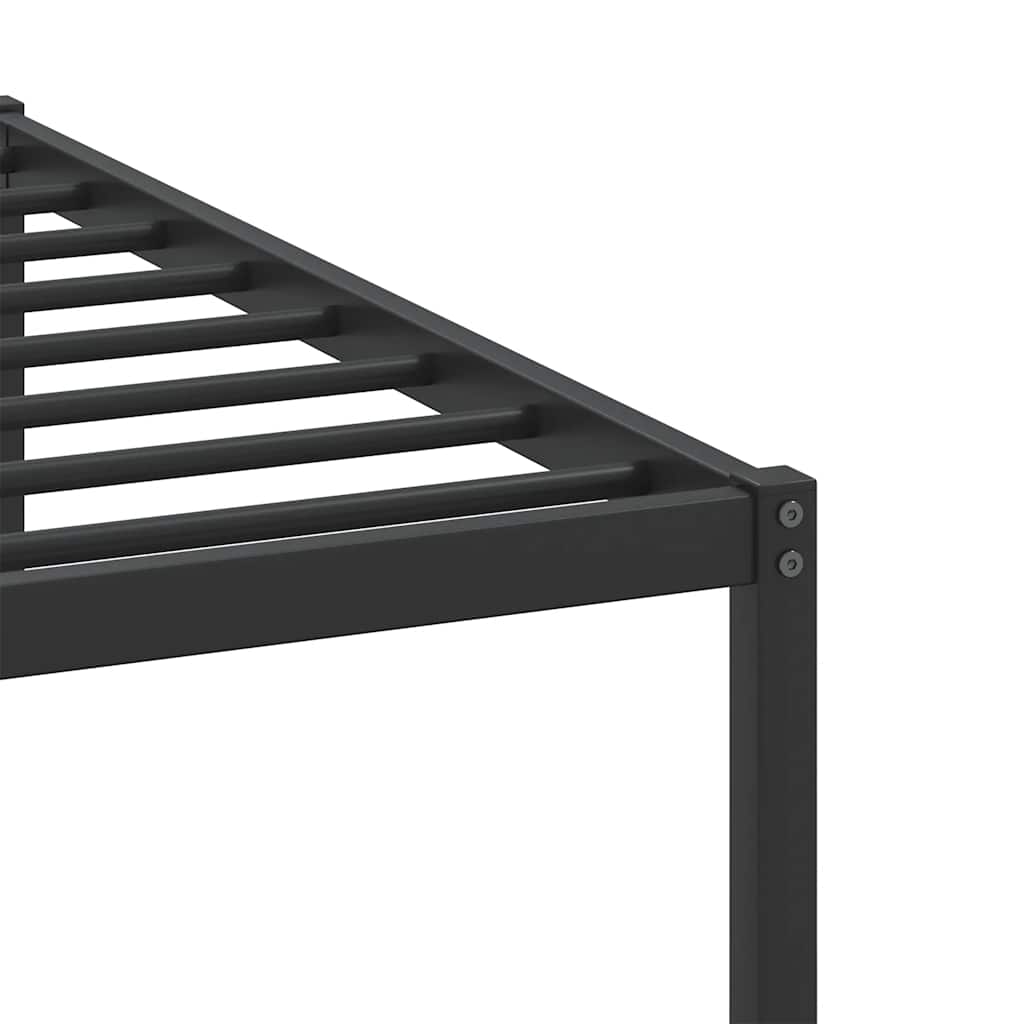 Bedframe zonder matras 193x203 cm spaanplaat gerookt eiken