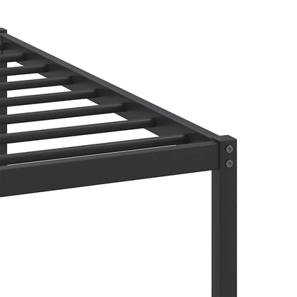 Bedframe zonder matras 193x203 cm spaanplaat gerookt eiken