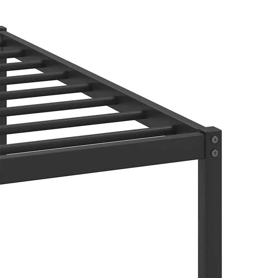 Bedframe zonder matras 193x203 cm spaanplaat gerookt eiken