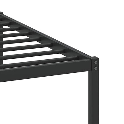 Bedframe zonder matras 200x200 cm spaanplaat gerookt eiken
