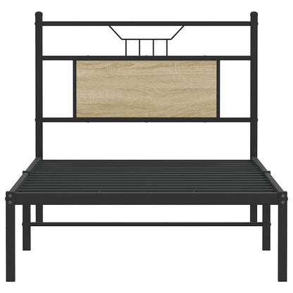Bedframe zonder matras hout sonoma eikenkleurig 90x200 cm