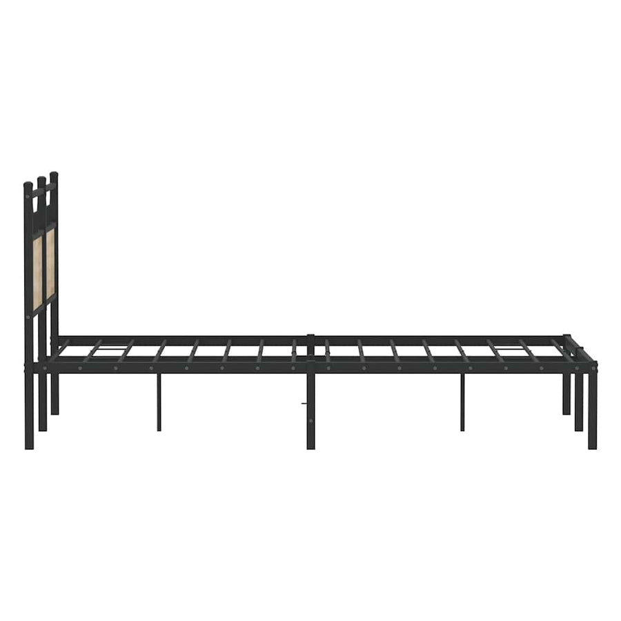 Bedframe zonder matras hout sonoma eikenkleurig 120x190 cm