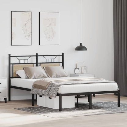 Bedframe zonder matras hout sonoma eikenkleurig 120x200 cm
