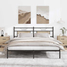 Bedframe 160x200 cm hout sonoma eiken
