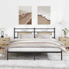 Bedframe 183x203 cm sonoma eikenhout
