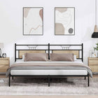 Bedframe 193x203 cm spaanplaat sonoma eiken