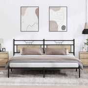Bedframe 193x203 cm spaanplaat sonoma eiken