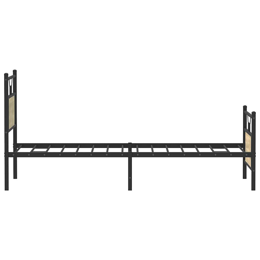 Bedframe zonder matras hout sonoma eikenkleurig 80x200 cm