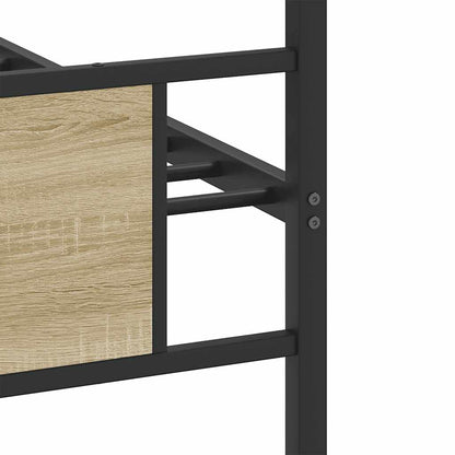 Bedframe zonder matras hout sonoma eikenkleurig 90x200 cm