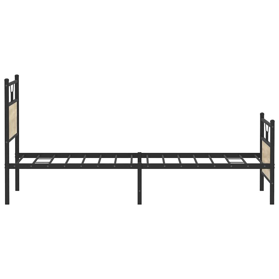 Bedframe zonder matras 107x203cm spaanplaat sonoma eikenkleurig