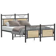 Bedframe 120x200 cm hout sonoma eiken