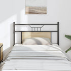 Replacement Headboard 75 cm chipboard Sonoma oak coloured steel