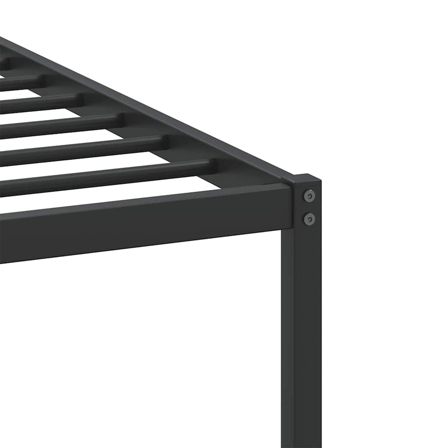 Bedframe zonder matras bewerkt hout bruin eikenkleur 75x190 cm
