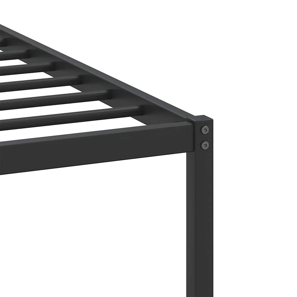 Bedframe zonder matras bewerkt hout bruin eikenkleur 80x200 cm
