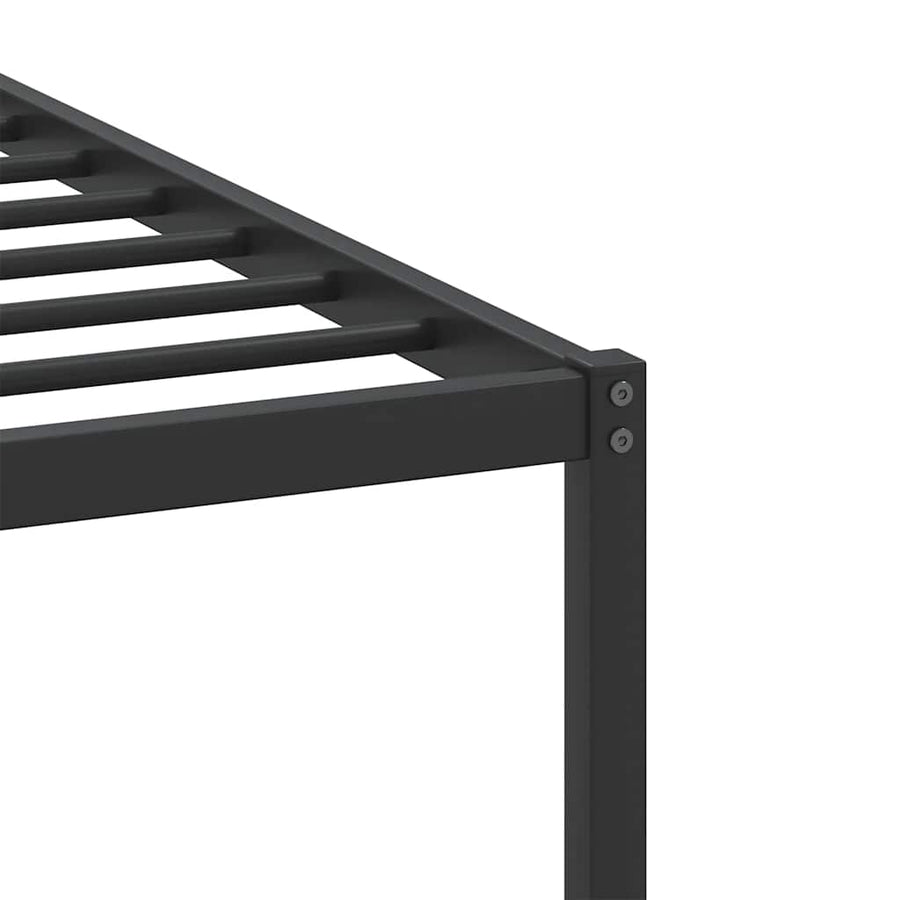 Bedframe zonder matras bewerkt hout bruin eikenkleur 80x200 cm