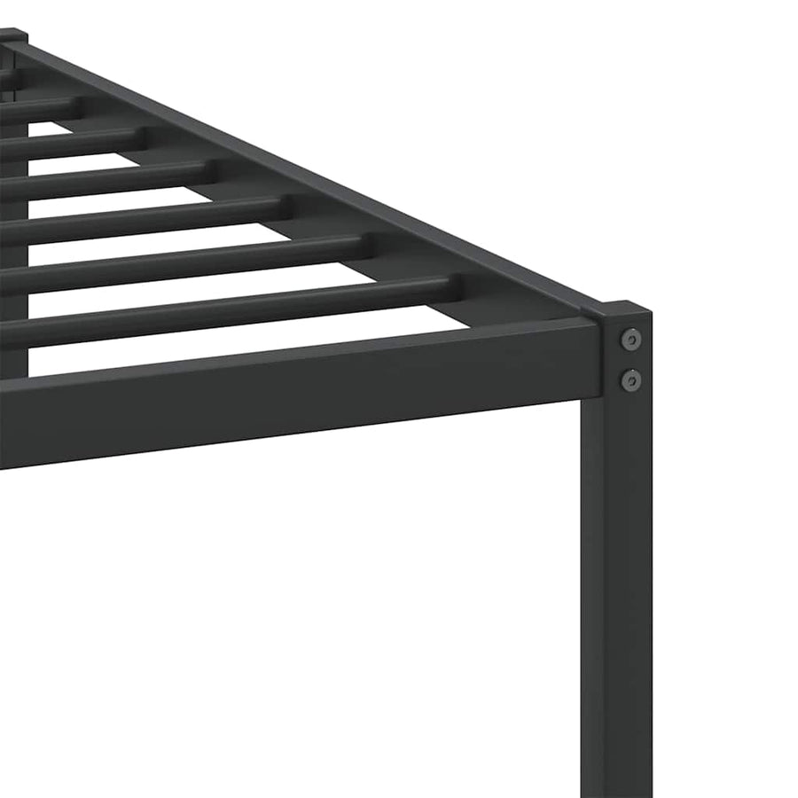 Bedframe zonder matras bewerkt hout bruin eikenkleur 100x190 cm