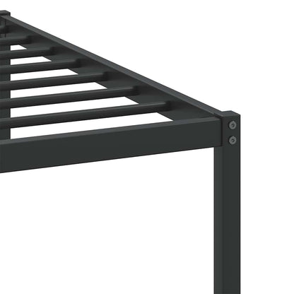 Bedframe zonder matras bewerkt hout bruin eikenkleur 100x200 cm