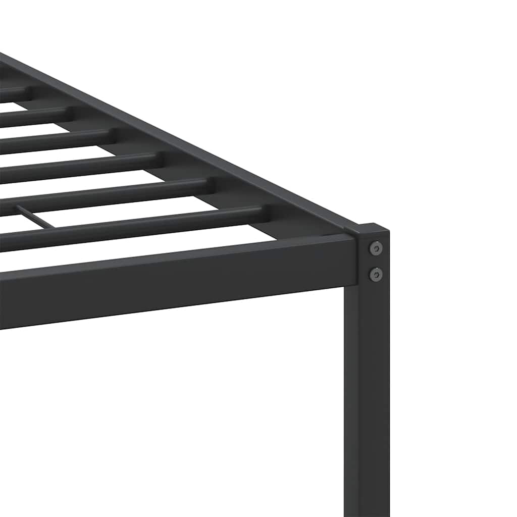 Bedframe zonder matras bewerkt hout bruin eikenkleur 137x190 cm