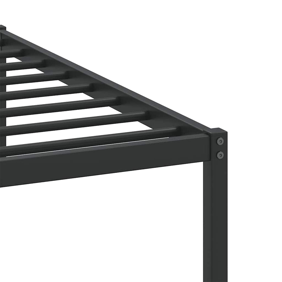 Bedframe zonder matras 183x213 cm spaanplaat bruin eikenkleurig