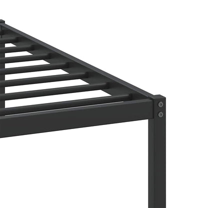Bedframe zonder matras 200x200 cm spaanplaat bruin eikenkleurig