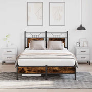 Bedframe hout gerookt eiken 120x200 cm