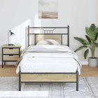 Bedframe 80x200 cm hout sonoma eiken