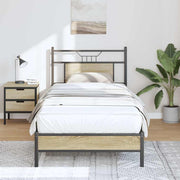 Bedframe 80x200 cm hout sonoma eiken