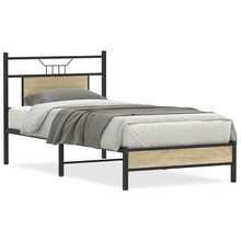 Bedframe zonder matras hout sonoma eikenkleurig 90x190 cm