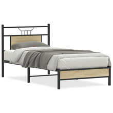 Bedframe zonder matras hout sonoma eikenkleurig 90x200 cm