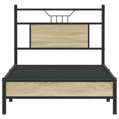 Bedframe zonder matras hout sonoma eikenkleurig 90x200 cm