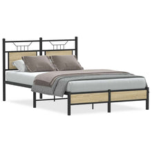 Bedframe zonder matras hout sonoma eikenkleurig 120x190 cm