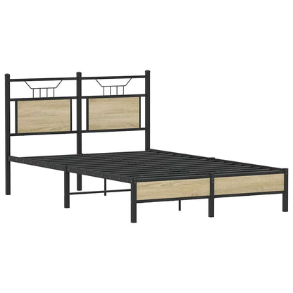 Bedframe zonder matras hout sonoma eikenkleurig 120x200 cm