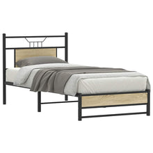 Bedframe zonder matras hout sonoma eikenkleurig 90x190 cm