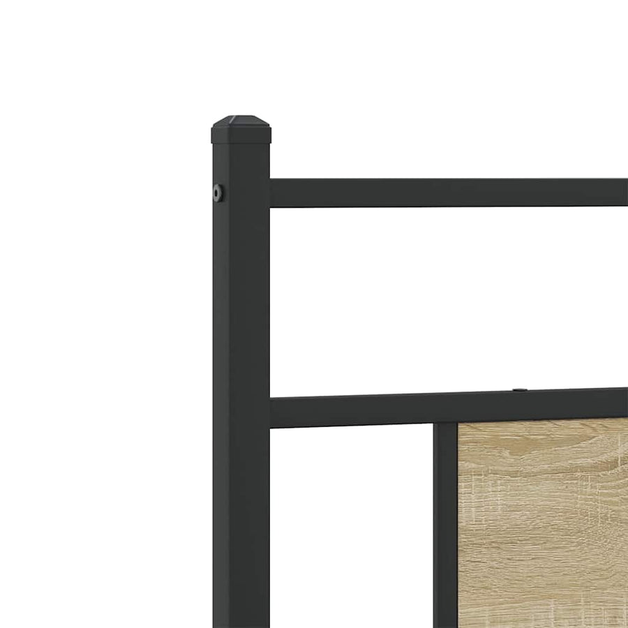 Bedframe zonder matras hout sonoma eikenkleurig 90x190 cm