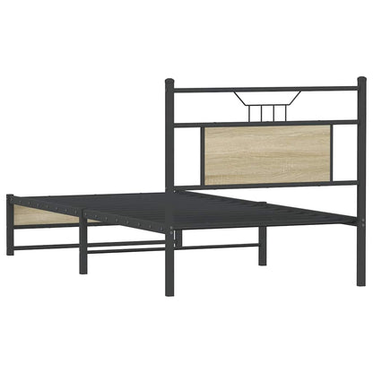 Bedframe zonder matras hout sonoma eikenkleurig 90x200 cm