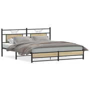 Bedframe 160x200 cm hout sonoma eiken