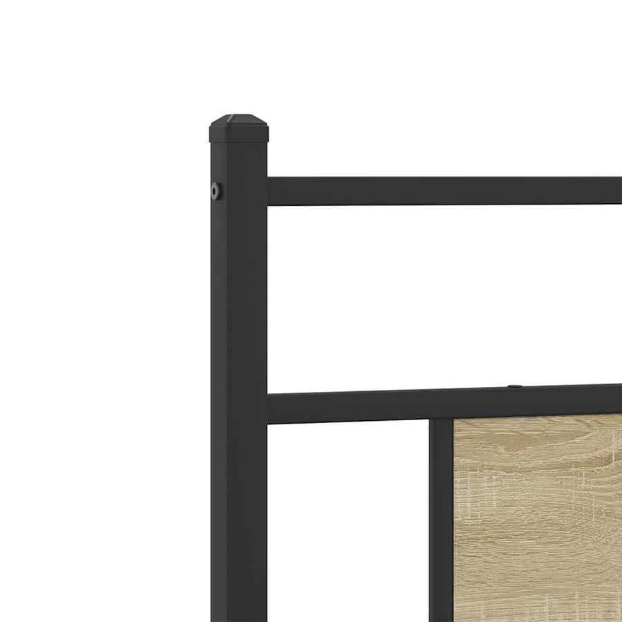 Bedframe zonder matras hout sonoma eikenkleurig 80x200 cm