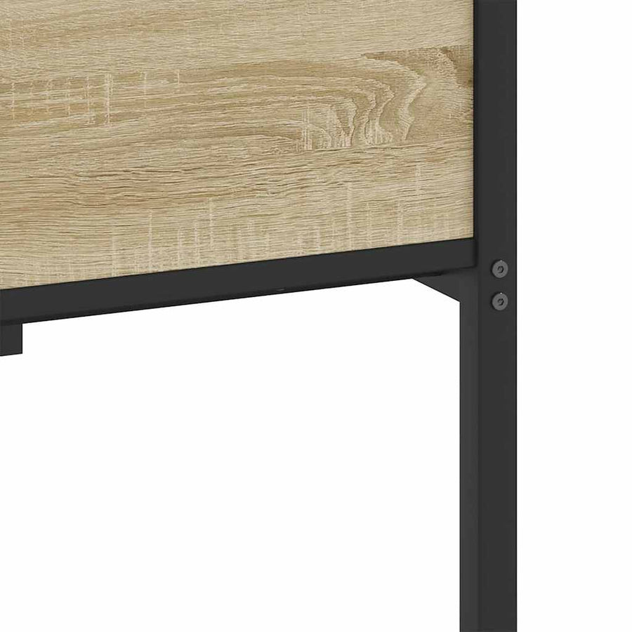 Bedframe zonder matras hout sonoma eikenkleurig 80x200 cm