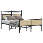 Bedframe 120x200 cm hout sonoma eiken