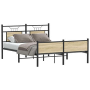 Bedframe 137x190 cm sonoma eikenhout