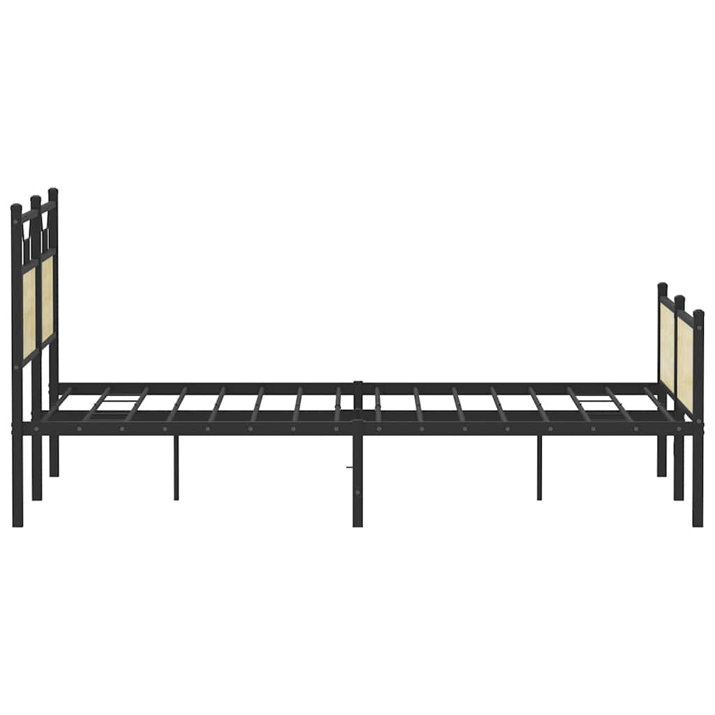 Bedframe zonder matras hout sonoma eikenkleurig 150x200 cm