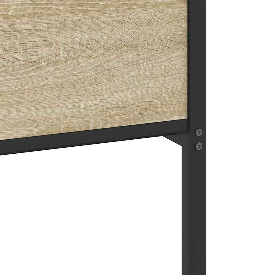 Bedframe zonder matras hout sonoma eikenkleurig 150x200 cm