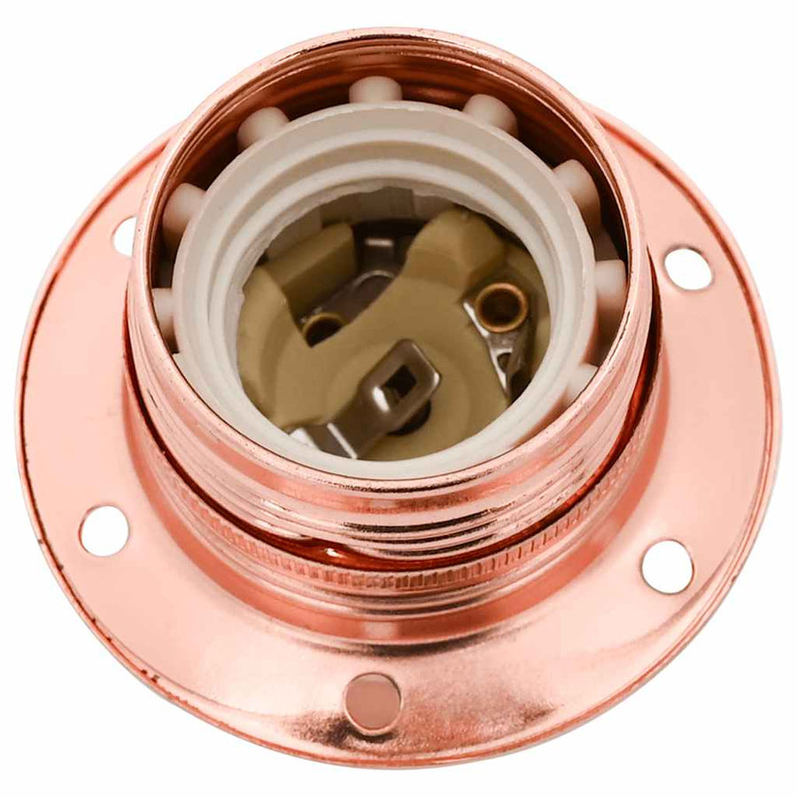 Lamphouders 2 st roségoud E27