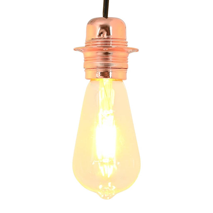 Lamphouders 2 st roségoud E27